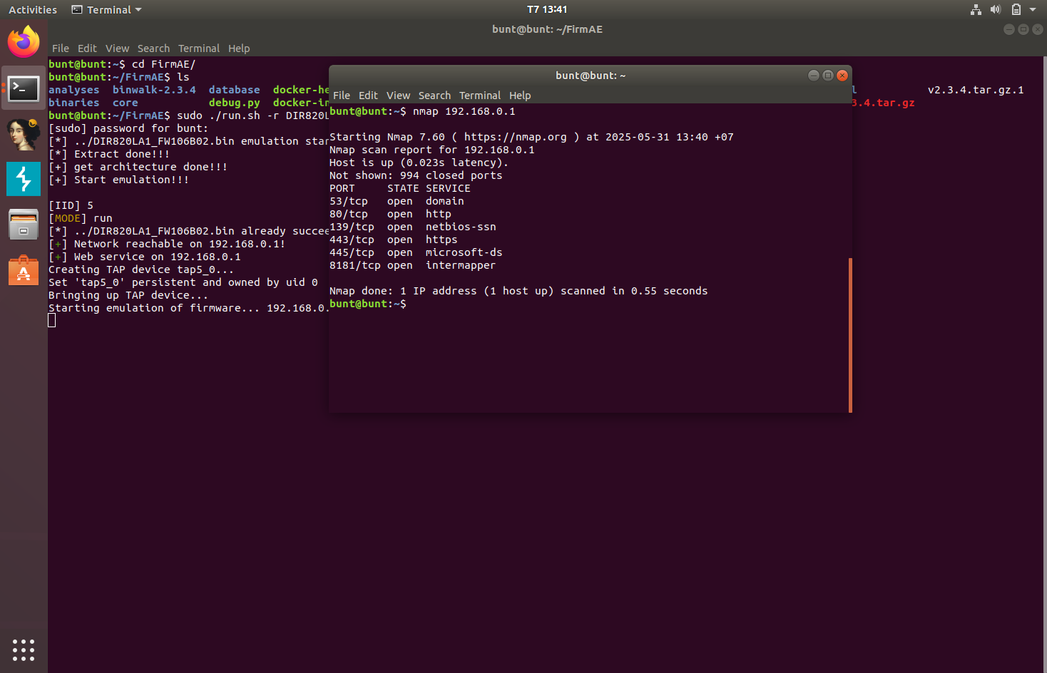 nmap scan original firmware