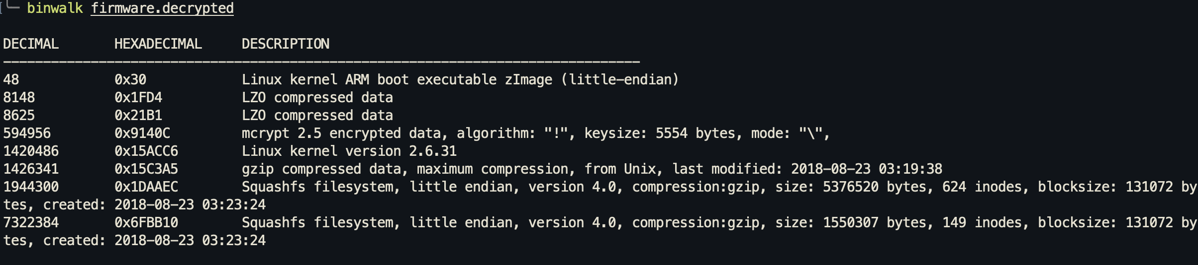 NPort firmware decrypted binwalk